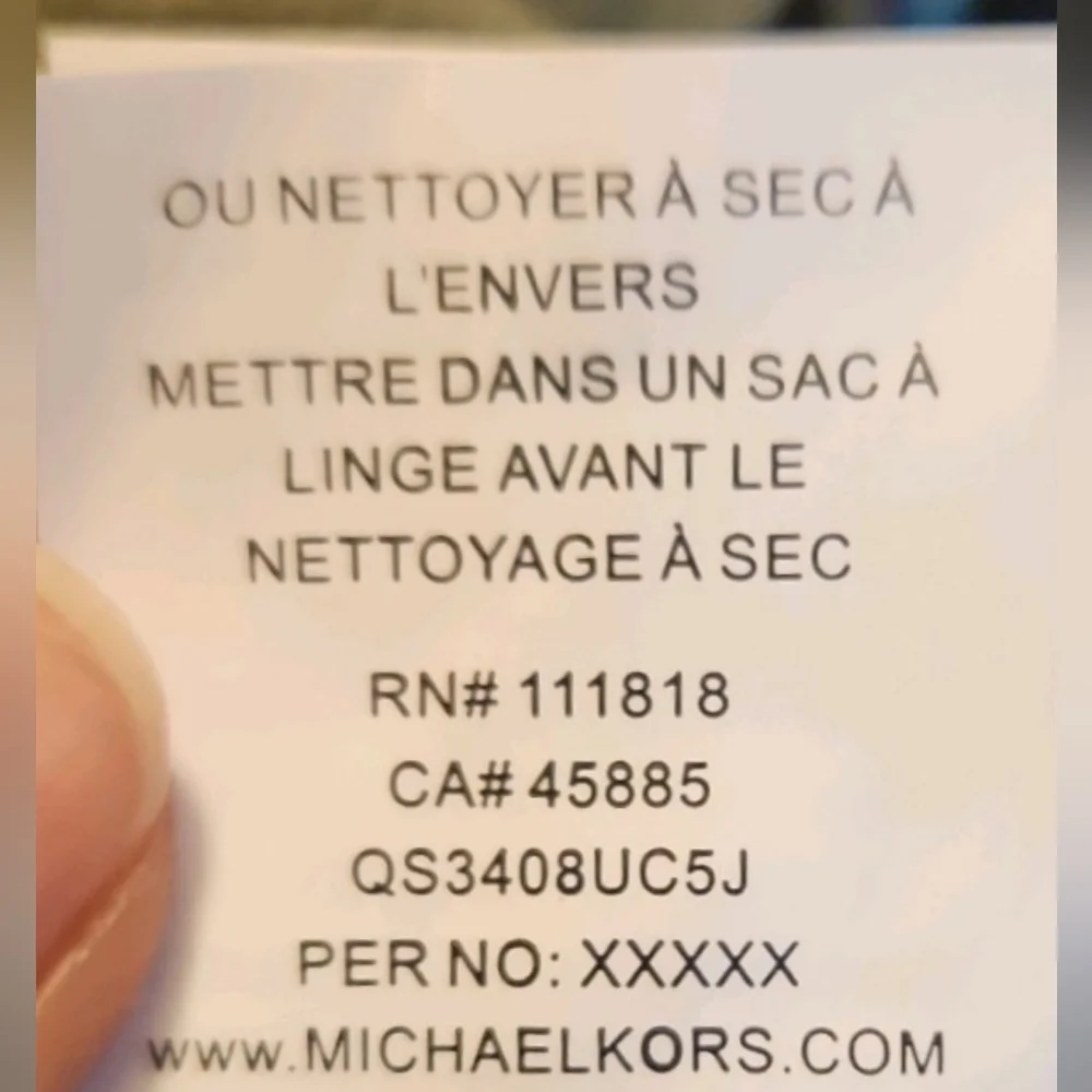 Michael Kors Women's Black Roll-Up Sleeve Blouse Top - Medium - Picture 7 of 7